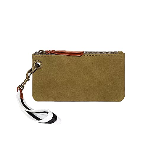 Universal Thread Zip Closure Wristlet - (Olive Green)