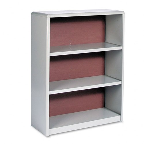 Safco 3-Shelf Valuemate Economy Bookcase - Grey #TOP1