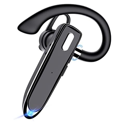 Bluetooth Headset mit Mikrofon, In Ear Freisprech Telefon Headset Handy Kabellos Kopfhörer, Kompatibel mit iPhone Samsung Huawei Smartphones Tablets für Autofahren/Business/Büro Cover