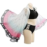 ZOSUO Demon Slayer Swimsuit Bikini Set Costume de Cosplay Kochou Shinobu Japonais Anime Plage Maillot de Bain pour Femmes 3 Pices Maillot de Bain Flatteur Costume de Natation,Noir,XXL