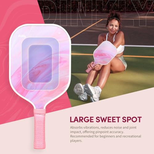 Image of Pickleball Paddles Set of 2 /4- USAPA Approved Graphite /Fiberglass Pickleball Racket, 2 Pickleball Rackets, 4 Balls and 1 Portable Carry Bag, Aesthetic Pickle Ball Set for Men Women Beginners