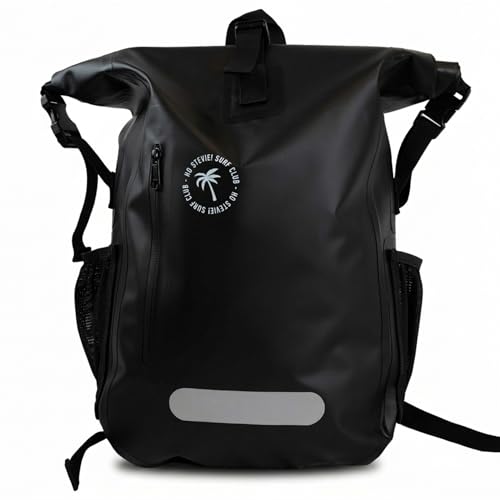 Ho Stevie! 25L Waterproof Surf Backpack - Built For Adventure - Roll Top Closure Keeps Your Gear Dry...