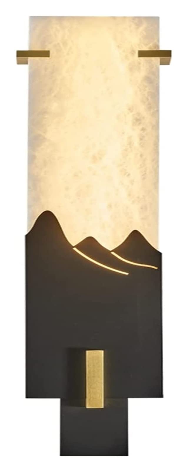ZTCHSENZT Wall Lamp Light Chinese Style Marble Wall Lamp, Zen Bedroom Bedside Lamp, Luxury Living Room Background Wall Light