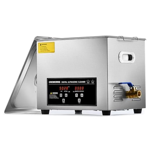 CO-Z Professional 10L Ultrasonic Cleaner with Timer Digital for Cleaning Jewelry Glasses Watch Small Parts Circuit Board Instrument, Commercial Electric Ultrasound Clean Machine (110V)