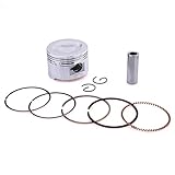 Glixal ATMT1-038 GY6 100cc 50mm Piston Set with Rings for 139QMB 139QMA Engine Scooter Moped ATV Go Karts JONWAY,JMSTAR,ROKETA,SUNL,TANK,PEACE,TAOTAO,Dongfang,Kazuma,JCL,BMS