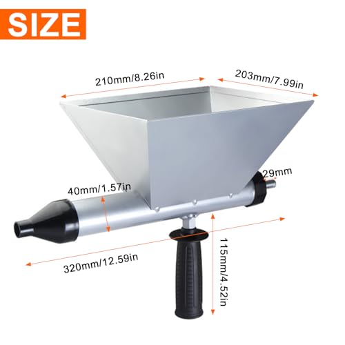 Mörtelspritze Fugenpistole Elektrischer, Fugenpistole für Mörtel Tragbarer mit 4 Düsen, Mörtelpresse, Mörtelpumpe, Elektrische Mörtelspritze für Mörtelfuge Steinmauer Böden