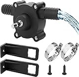 Rilime Elektrische Bohrmaschine Pumpe, Wasserpumpe Mini Hand Elektrische Bohrmaschine Tragbare Selbstansaugende Pumpe Haushaltsbohrmaschine Kleine Wasserpumpe für Hausgarten
