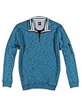 mit Reißverschluss engbers Herren Sweatshirt Stehbund, 31144, Türkis in Größe XL