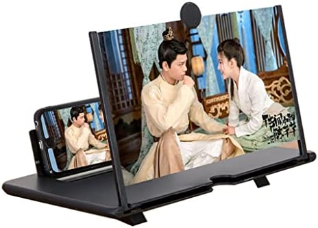 12 Inch 3D Phone Screen Amplifier, Ultra-Clear Mobile Display with Folding Stand, Portable Pull-Out Holder for All Smartphones, Enhance Viewing Experience
