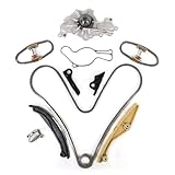 Autodevil Engine Timing Chain Kit Water Pump Fit for Ford Flex Taurus Edge/Explorer/Police 2011-2019 3.5L 3.7L for MKS MKX MKZ 2001-2006 3.7L Replace AT4Z-6268-A