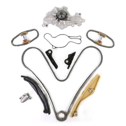 Autodevil Engine Timing Chain Kit Water Pump Fit for Ford Flex Taurus Edge/Explorer/Police 2011-2019 3.5L 3.7L for MKS MKX MKZ 2001-2006 3.7L Replace AT4Z-6268-A
