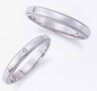 EBP-1L-2 アンブラッセ　Embrasser PT999 純プラチナ/ K24-999 純金 マリッジリング・結婚指輪・ペアリング用(1本）