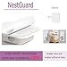 NestGuard Child Proof Door Lock with Adjustable Strap, Cat Door Latch 3M Adhesive Safety Locks for Baby, Dementia & Pets, No Tools Needed 2 Pack