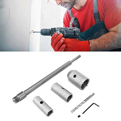 Broca de serra de metal durável prata de alta qualidade, conjunto de serra de buraco forte, parede d