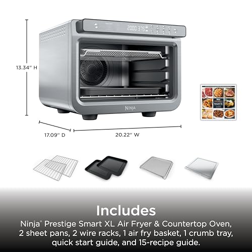 Ninja Prestige Smart XL Countertop Oven, 10-in-1, Stainless Steel, DT501 - image 8
