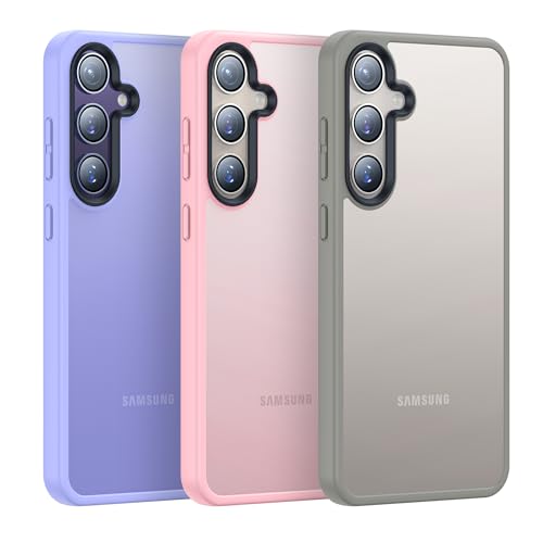 Coque Samsung S24 Meifigno Magic violette translucide de 6,2 pouces avec bords souples
