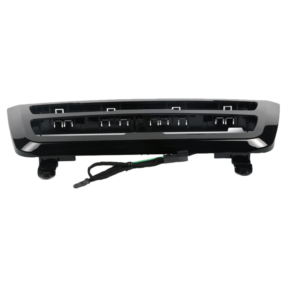 Panel de aire acondicionado interior de coche Riloer iluminación LED luz ambiental consola central de doble color para lámpara de ambiente compatible con B-M-VV 3 4 Series 3GT F30 F36 M3 M4