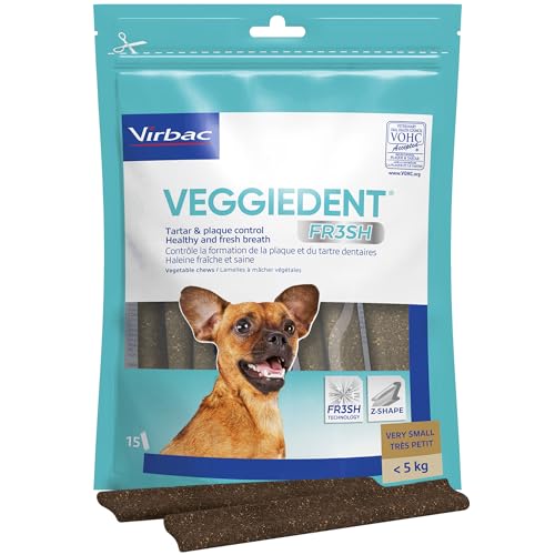 VEGGIEDENT® FR3SH™ Snack Dental para Perros Muy Pequeños y Cachorros