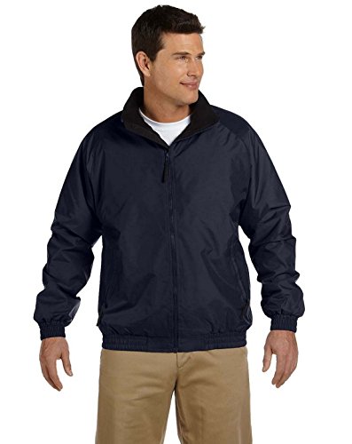 M740 Fleece Lined Nylon Jacket Navy/Black Medium