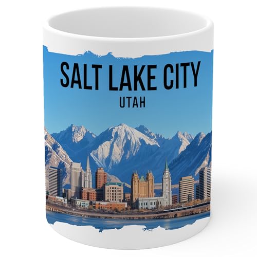 No Thorns Salt Lake City Ceramic Mug 11oz White