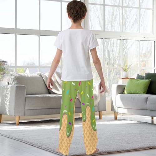 Boys' Pants Funny Jogger Pants Elastic Waist Long Bottoms Trousers with Pockets S-XL3