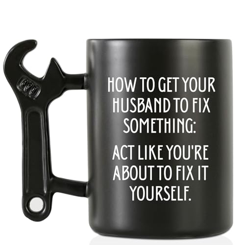 Taza de cerámica con asa de llave de 13.5oz miniatura 1