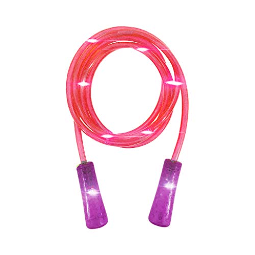 Jinjin Skipping Rope Led Luminous Color-Changing Skipping Rope Colorful Flashing Skipping Rope