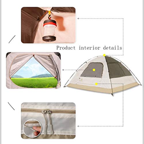 Carpa GeRRiT automática para 3-4 personas resistente a tormentas miniatura 7