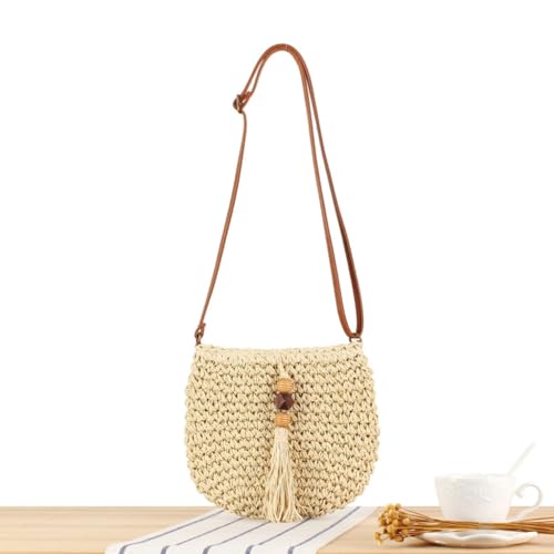 Trendy Lightweight Bohomian Wicker Crossbody Bag Casual Adjustable Shoulder Bags for Women And Travel Enthusiasts4