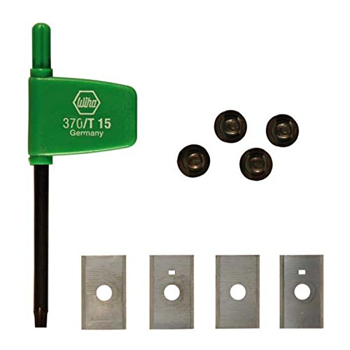 FESTOOL Ersatzwendeplatten zu Nutfräser 30 x 12 x 1,5 mm, Inhalt 4 Stück,491393