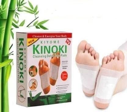 Kiyome Kinoki Cleansing Detox Foot Patches 10 Adhesive Pads Kit Natural Unwanted Toxins - Foot Protector (Regular) Removes Toxins from Body