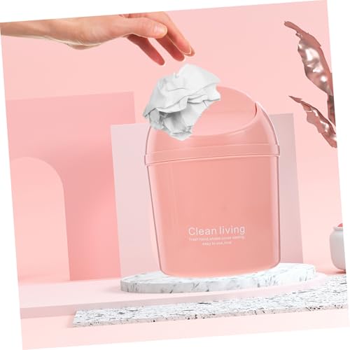 Bote de basura mini para escritorio estilo organizador miniatura 6