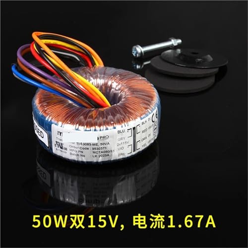 Transformateur toroïdal 50W double 25V avec alimentation stable 50VA - 5