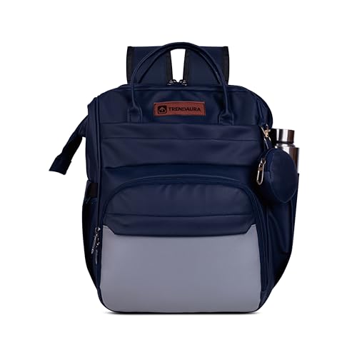 Image of Diaper Bag for Mothers | 30L Waterproof Maternity Bag with Multi Compartments, Insulated Bottle Pockets & Ultra Vegan Leather
