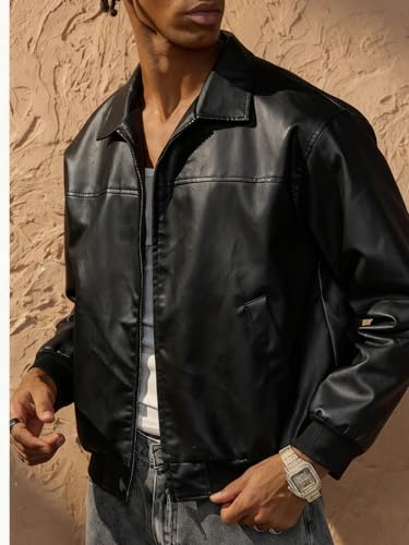 Verdusa Men's Zip Up Bomber