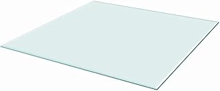 Cikonielf - Tavolo quadrato in vetro temperato, per tavolo da pranzo, tavolini da giardino, 700 x 700 x 6 mm, trasparente