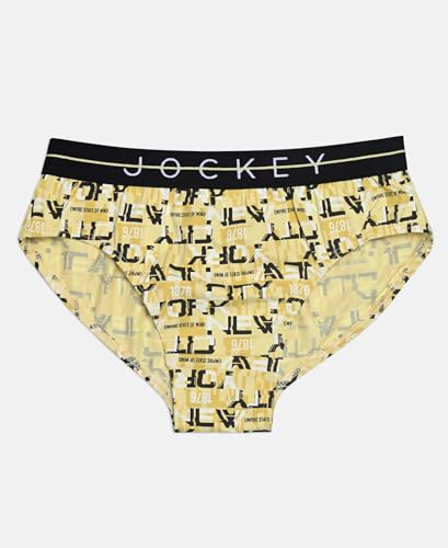 Image of Jockey NB01 Boy's Super Combed Cotton Elastane Stretch Printed Brief with Ultrasoft Waistband (Pack of 2)