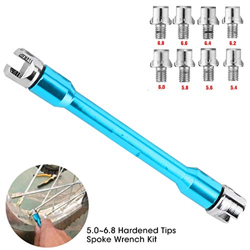 Image of Motorcycle Spoke Wrench Set 10 Piece Dirt Bike Spoke Wrench Tool Kit with Storage Box (for XR CRF KLX TTR 50 70 110 250) dirt bike spoke wrench spoke wrench Attrezzi