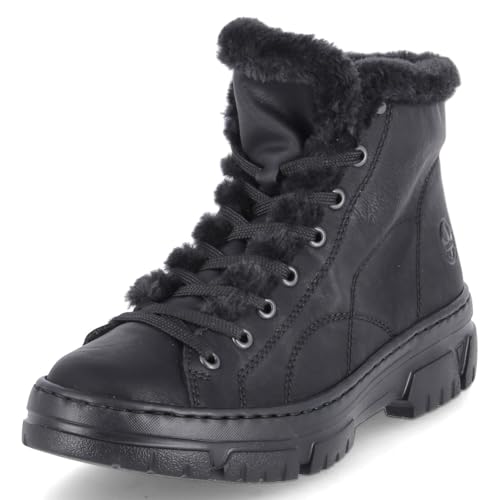 Rieker Damen Schnürstiefel Z7411-00 schwarz Gr. 38 – Ansicht 2