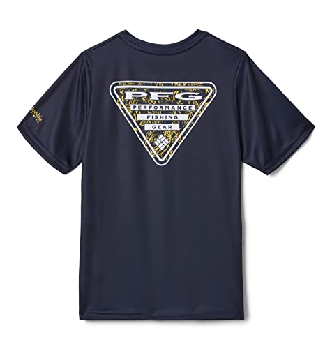 Image of Columbia Kids' Collegiate Terminal Tackle Short Sleeve Shirt