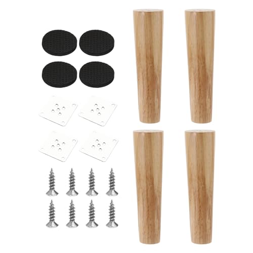 Patas de madera de 20 cm para elevar sofás y facilitar la limpieza en casa 2