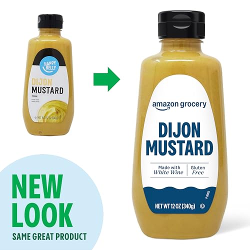 Image of Amazon Grocery, Dijon Mustard, 12 Oz (Previously Happy Belly, Packaging May Vary)