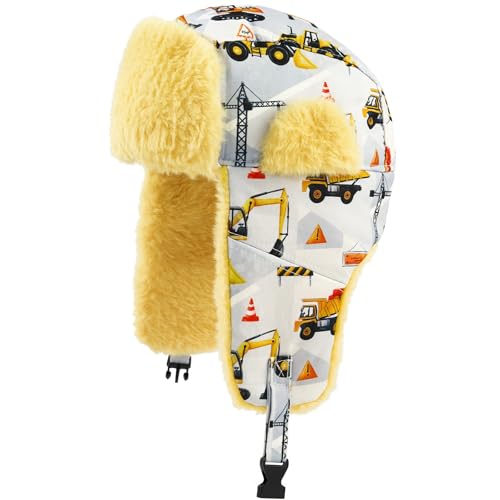 WAWSAM Wintermütze mit Ohrenklappen Kinder Trappermütze Ski Hut...