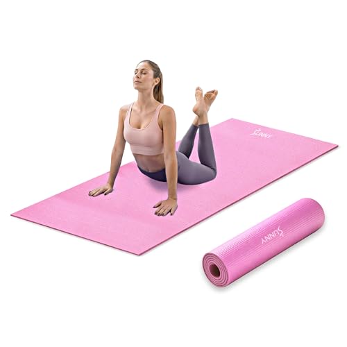Tapis de yoga polyvalent Sunny Health & Fitness haute densité pour étirement