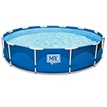 M.Y Splash 12ft x 30in Metal Frame Swimming Pool 12ft Swimming Pool