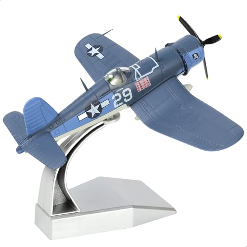NUOTIE 1/72 Scale USA F-4U Corsair Fighter Model World War II Vintage Warplane Metal Diecast...