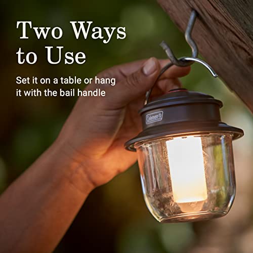 Coleman Classic Rechargeable 800L LED Lantern, Impact & Water-Resistant Lantern with Carabiner Handle & Charging Ports, Great for Camping, Power Outage, Emergencies, & More - image 7