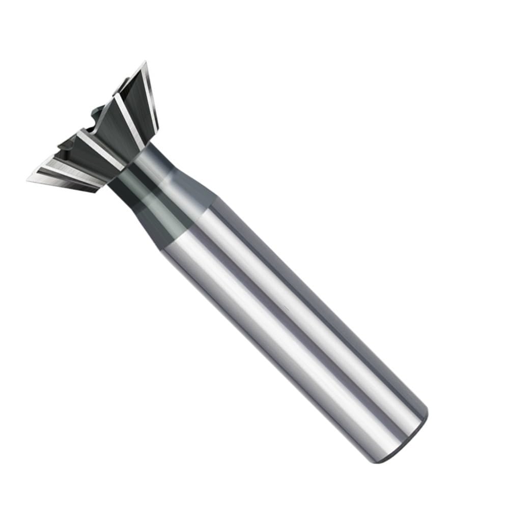 Vástago de fresa, fresa de punta, fresa de punta, Fresas de cola de milano HSS de acero de alta velocidad for hierro fundido, 30 mm (45 y 60 grados), paquete de 2