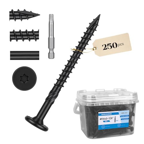 Kryonix Structural Lag Screws #14 x 2-7/8 Inch, 250-PCS