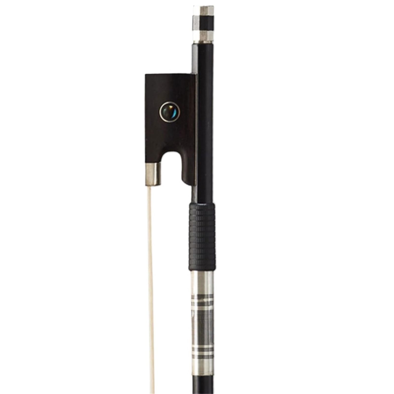 Arco Per Violino Accessori Per Strumenti Musicali Professionali In Fibra Di Carbonio Per Violino E Coda Di Cavallo 4/4(1/8 black)